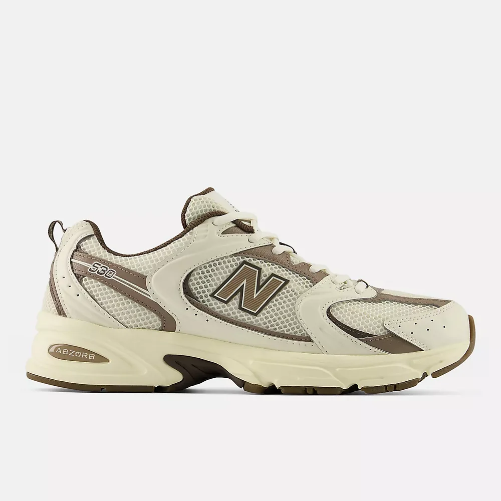 530 Sneaker in Turtledove, Angora and Mushroom