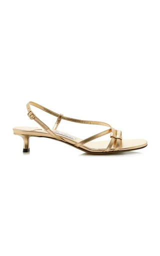 Farris Metallic Leather Sandals