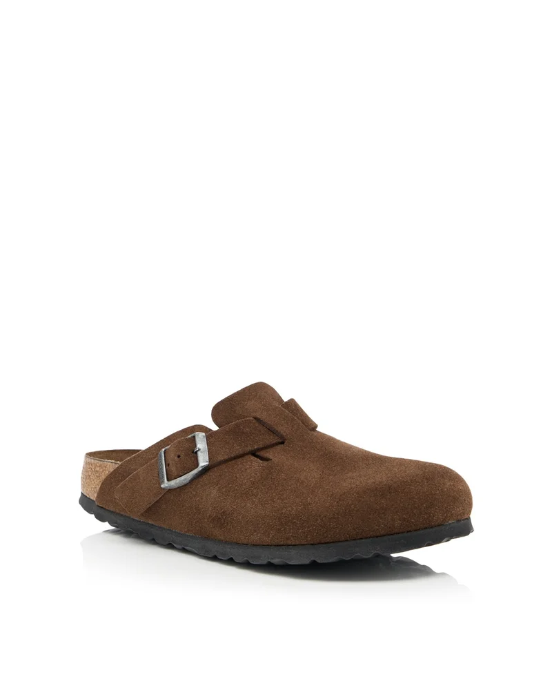 Women's Boston Suede Soft Footbed Clogs