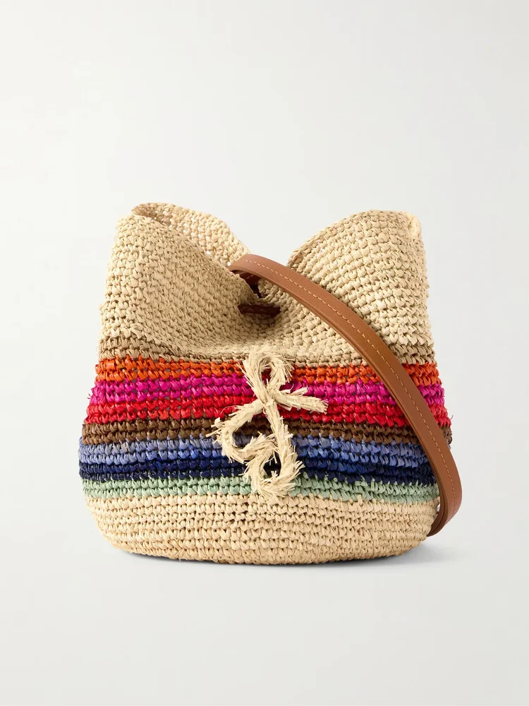 ELIS WOVEN LEATHER HANDBAG