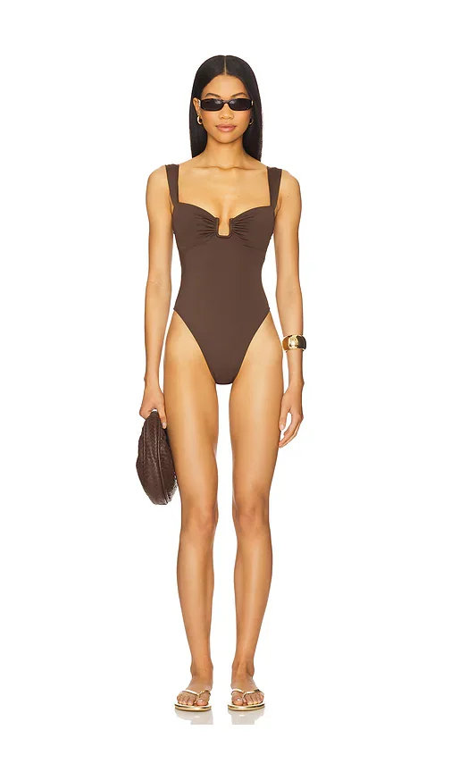 Printed One Piece Swimsuit