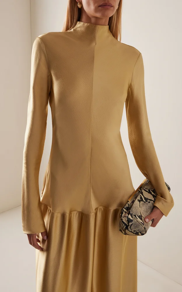 Mila Bias-Cut Maxi Dress