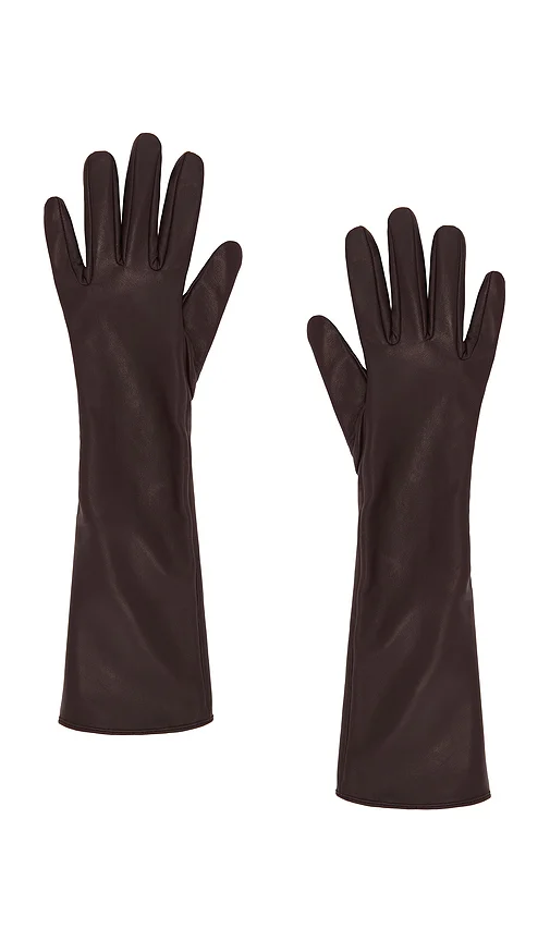 Faux Leather Gloves