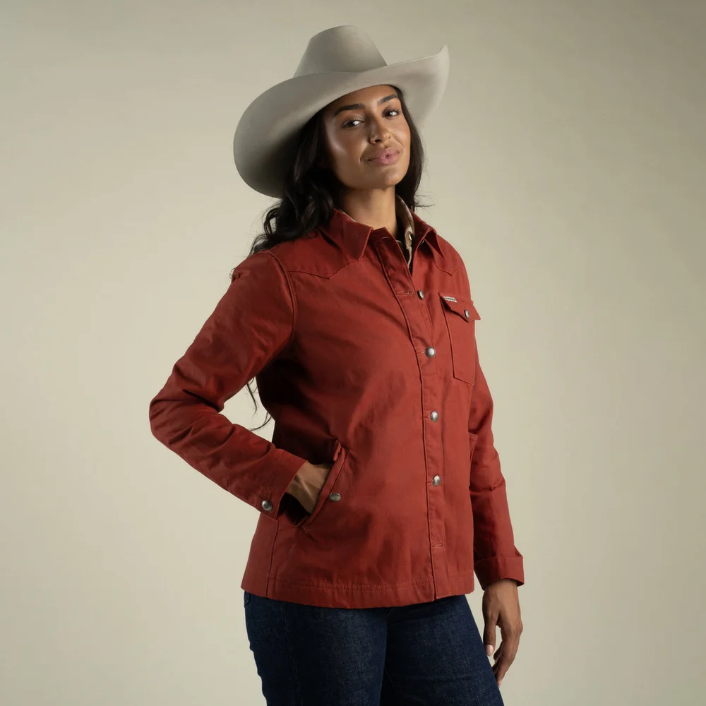Women's Rancho Waxed Jacket - Nantucket Red