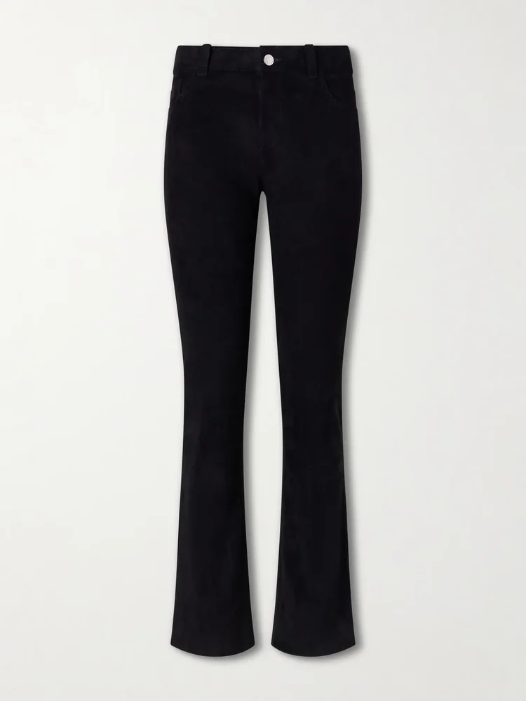 Dean suede flared pants