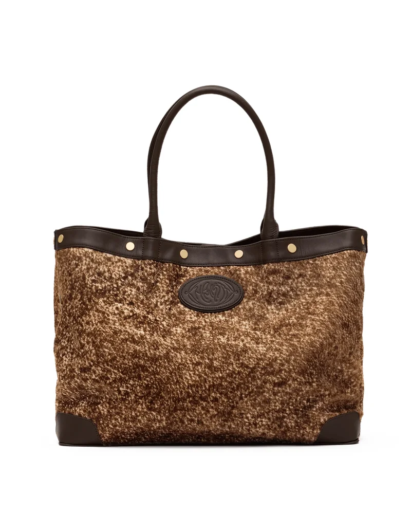 Olympia Tote | Speckle Calf/Brushed Gold