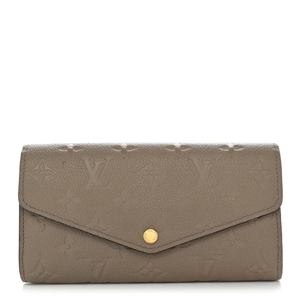 Pre-Owned Empreinte Sarah Wallet Tourterelle