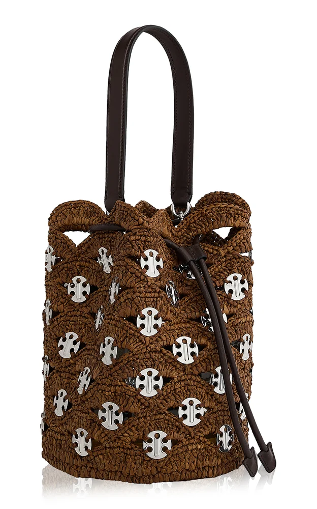 Raffia Bucket Bag