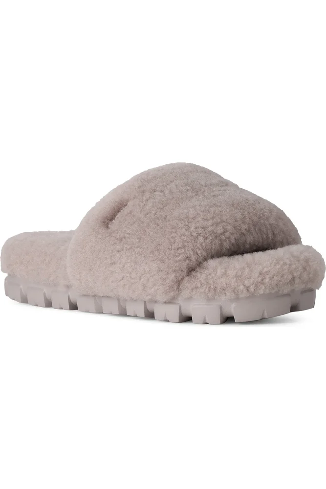 Cozetta Curly Genuine Shearling Slide Slipper