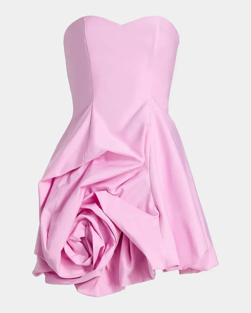 Rosalie Strapless Rosette Mini Dress