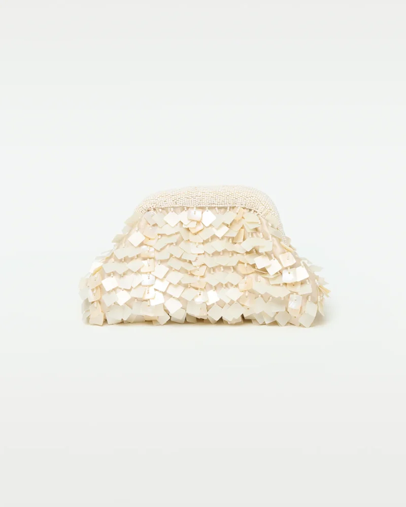 Vienna Clutch - Cream