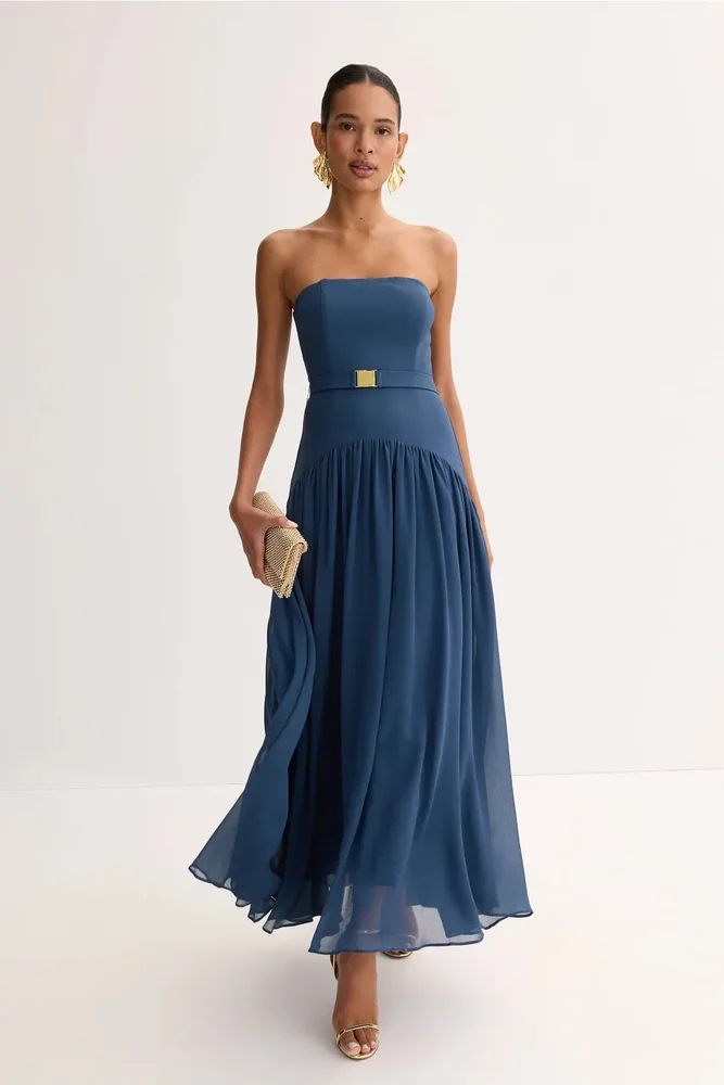 Rent the Runway Carmel Drop Waist Dress