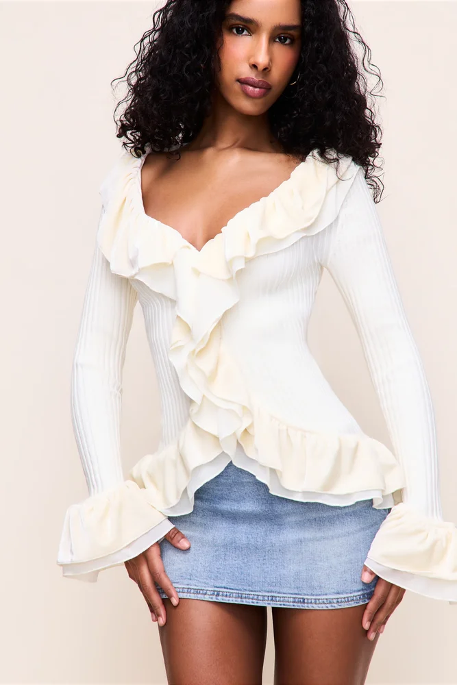 Rosalina Ruffle Cardigan