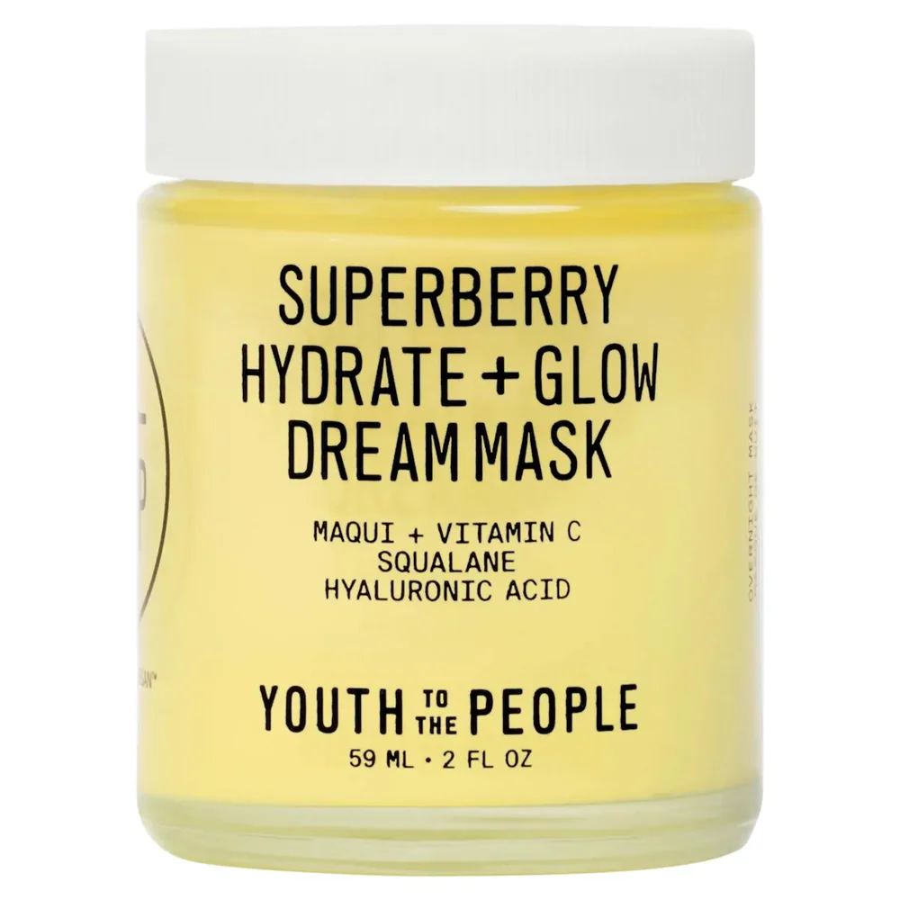 Superberry Hydrate + Glow Dream Night Cream + Mask with Vitamin C