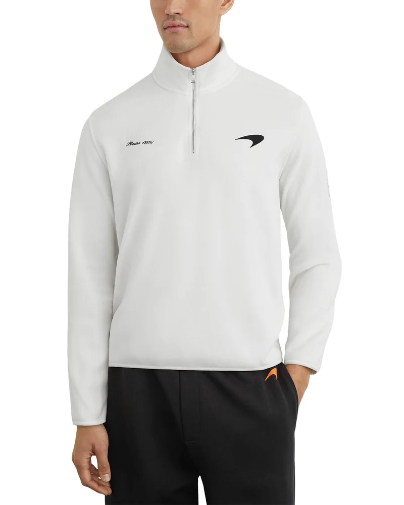 McLaren Unisex Half Zip Logo Sweatshirt