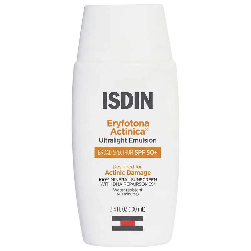 ISDIN Eryfotona Actinica Ultralight Non-pore clogging water-resistant Mineral Sunscreen SPF 50+