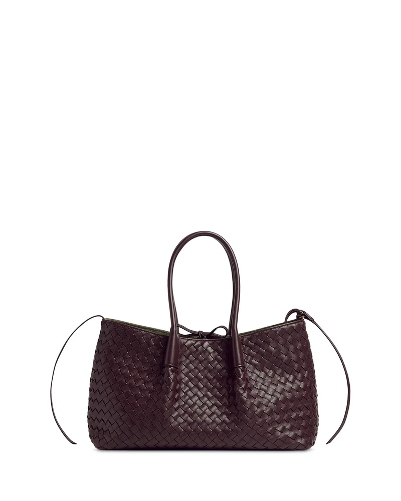 Pinacoteca Intrecciato Leather & Suede Reversible Tote