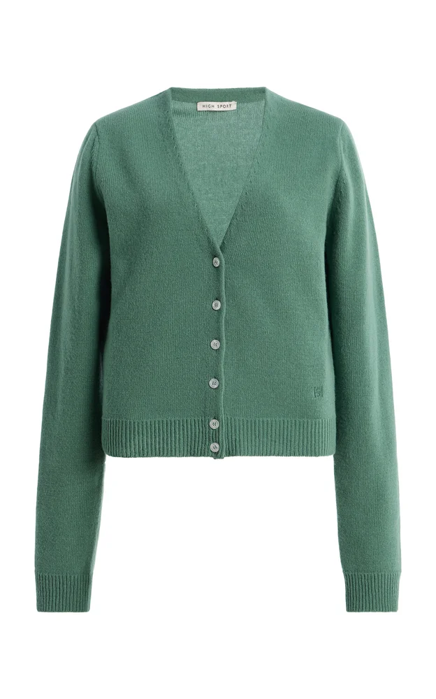 Cardi Wool-Cashmere Cardigan