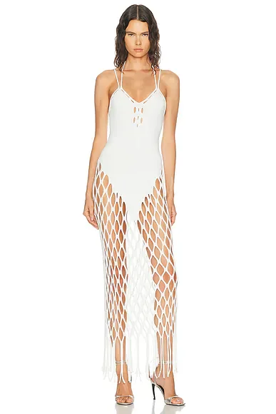Wing Net Maxidress