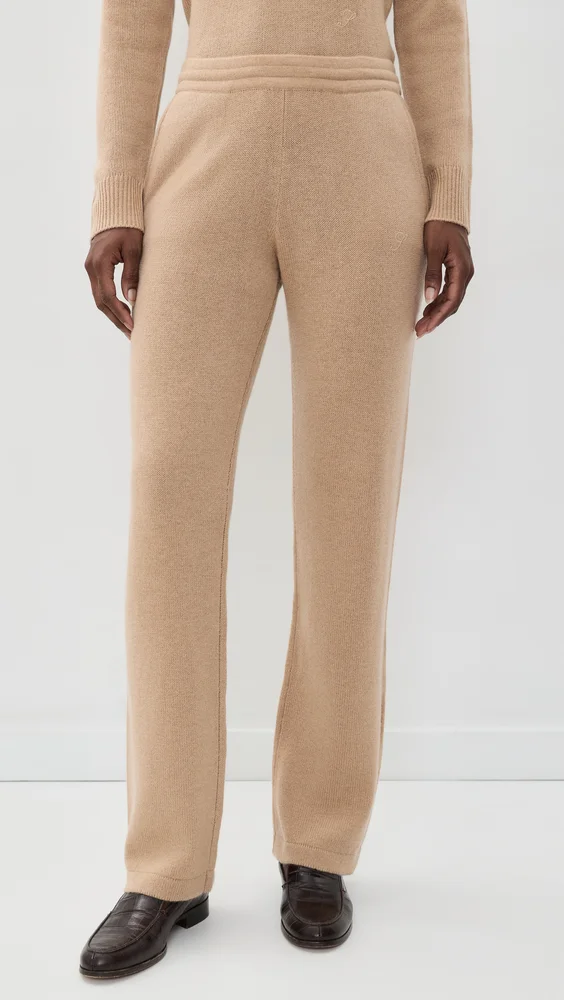 Logo Cashmere Trousers