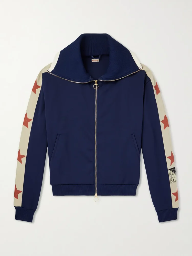 Jersey Zip-Up Sweatshirt