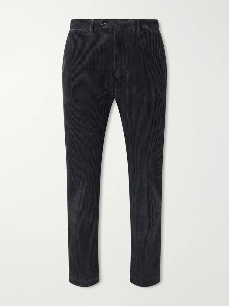 Taylor Tapered Cotton-Corduroy Suit Trousers