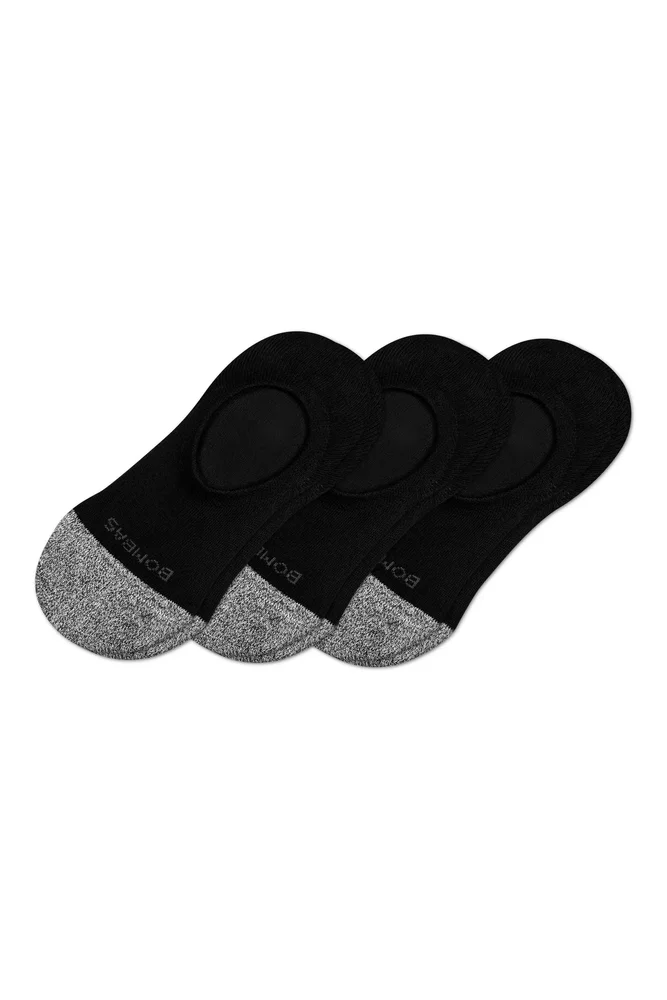 3-Pack Cushioned No-Show Socks