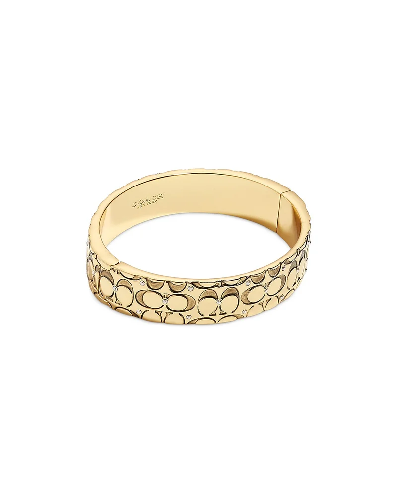 Quilted Logo Bangle Bracelet
