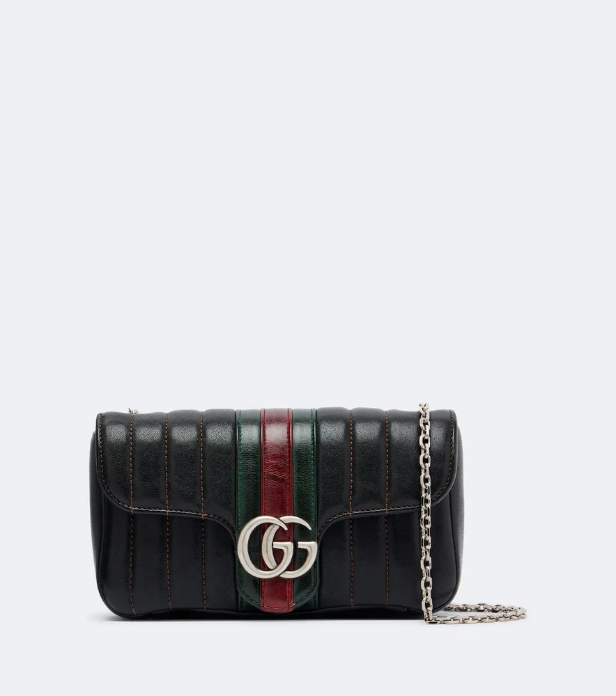 Jetset GG Marmont Small leather shoulder bag