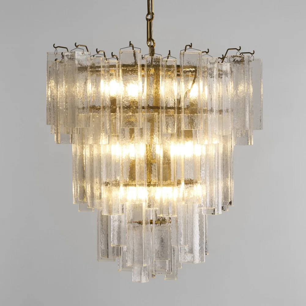 Revelry Glass Chandelier Light 28 in