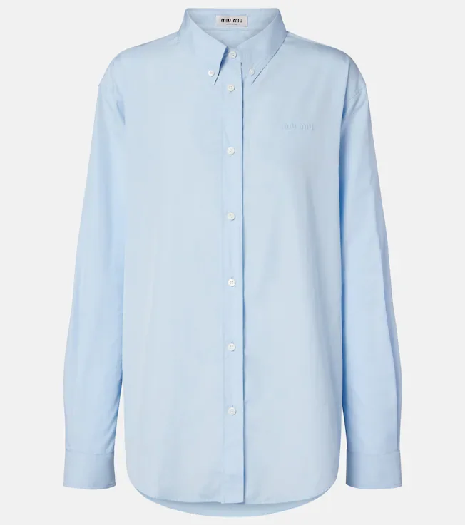 Cotton poplin shirt