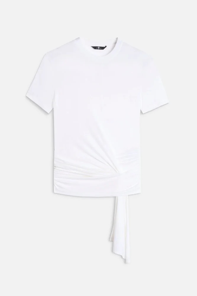 Vani T-shirt - Off-white T-shirt with A.P.C. Rue Madame logo