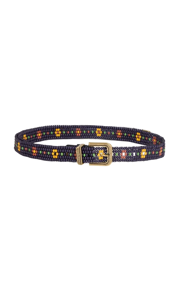 Embroidered Beaded Belt