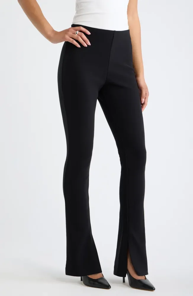 Split Hem Knit Pants