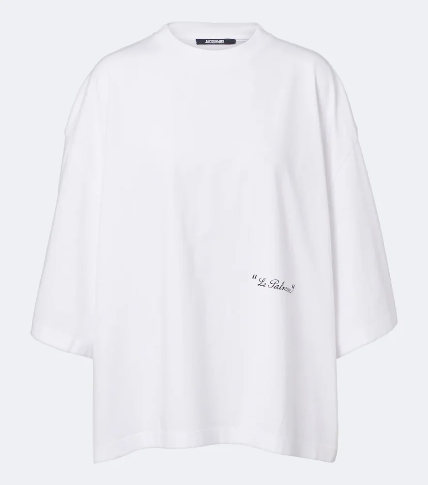 Le Palmier printed cotton jersey T-shirt