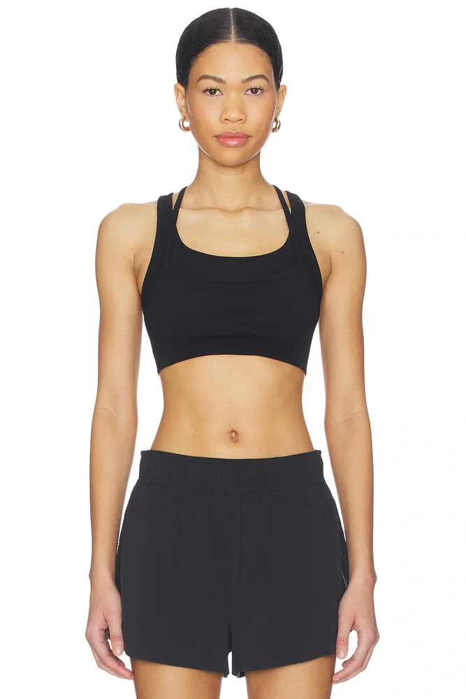 Seamless Double Layer Mesh Bra