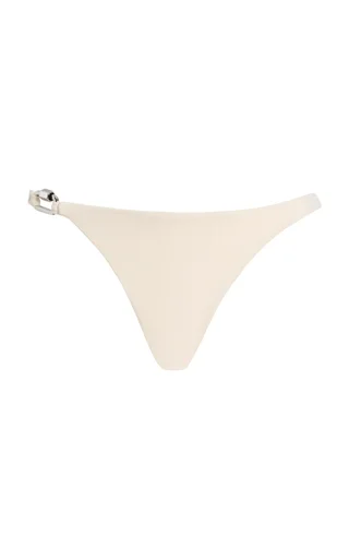 Embroidered Tie Bikini Bottom