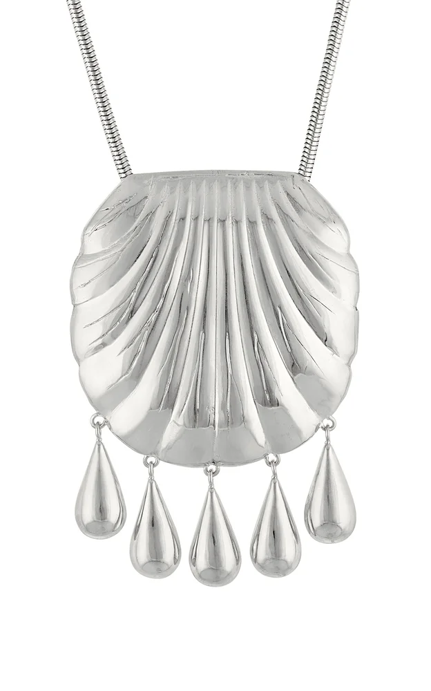 Petra Sterling Silver Shell Necklace