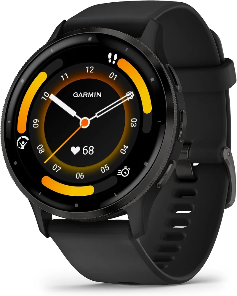 Garmin Venu 3 Premium Fitness Smartwatch, 45mm, Black