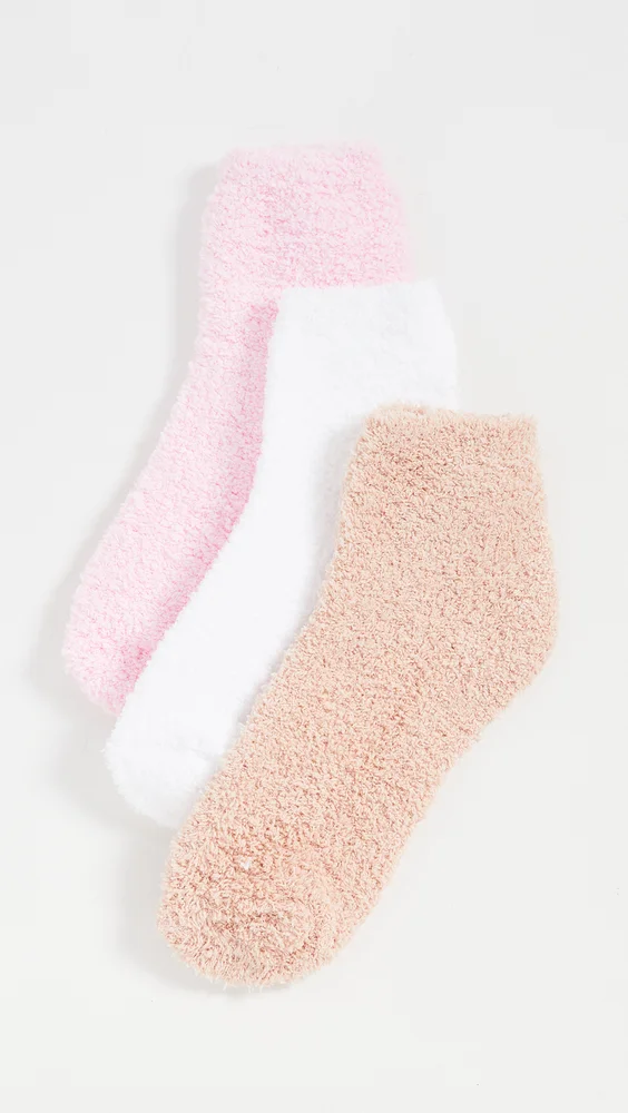 Cozy Ankle Socks 3 Pack