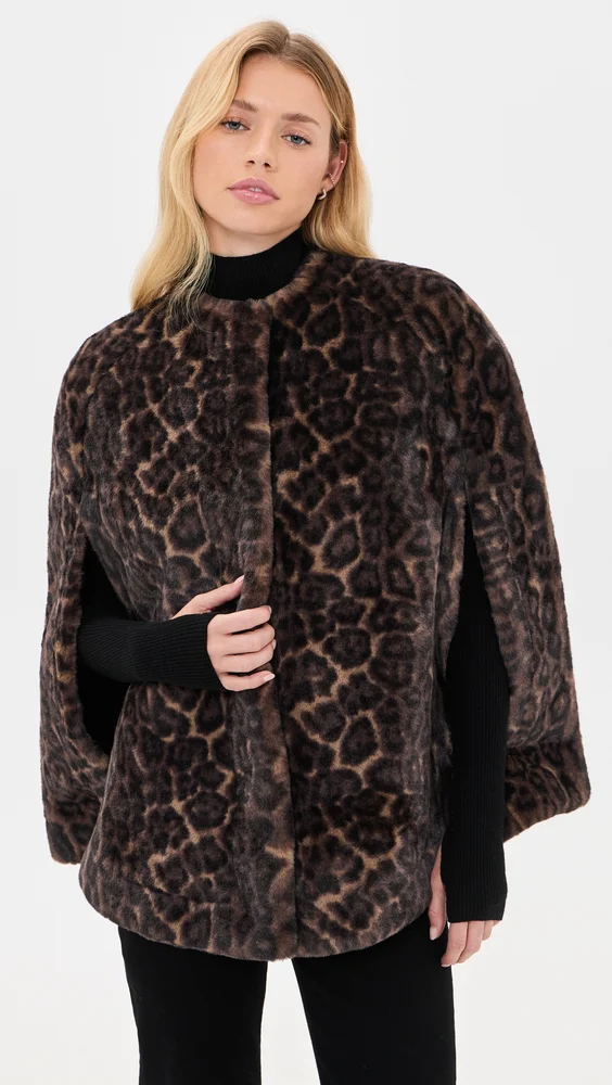 Sloane Leopard Cape