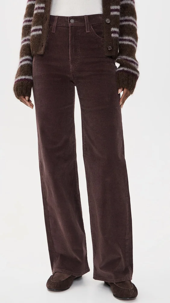 Ribcage Wide Leg Corduroy Jeans