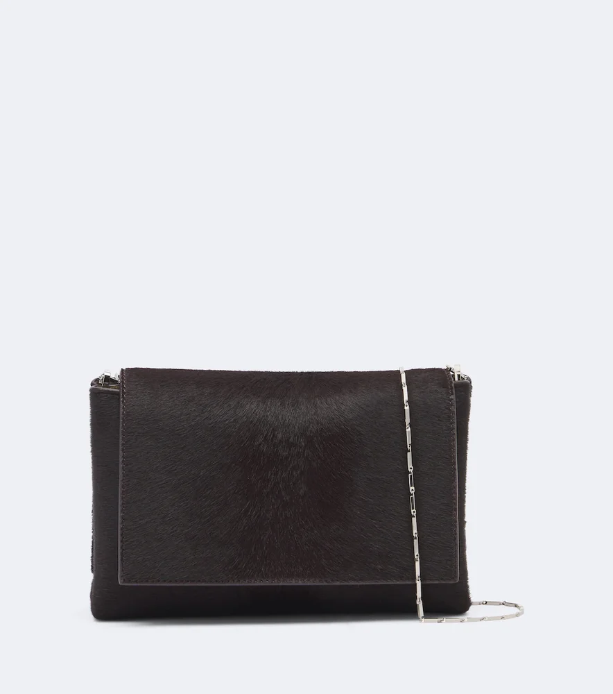 Zeina calf hair crossbody bag