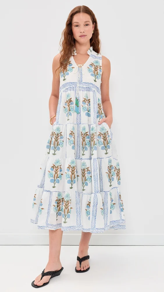 Sofia Cotton Midi Dress