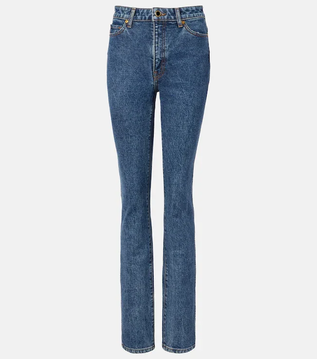 Daria mid-rise slim jeans