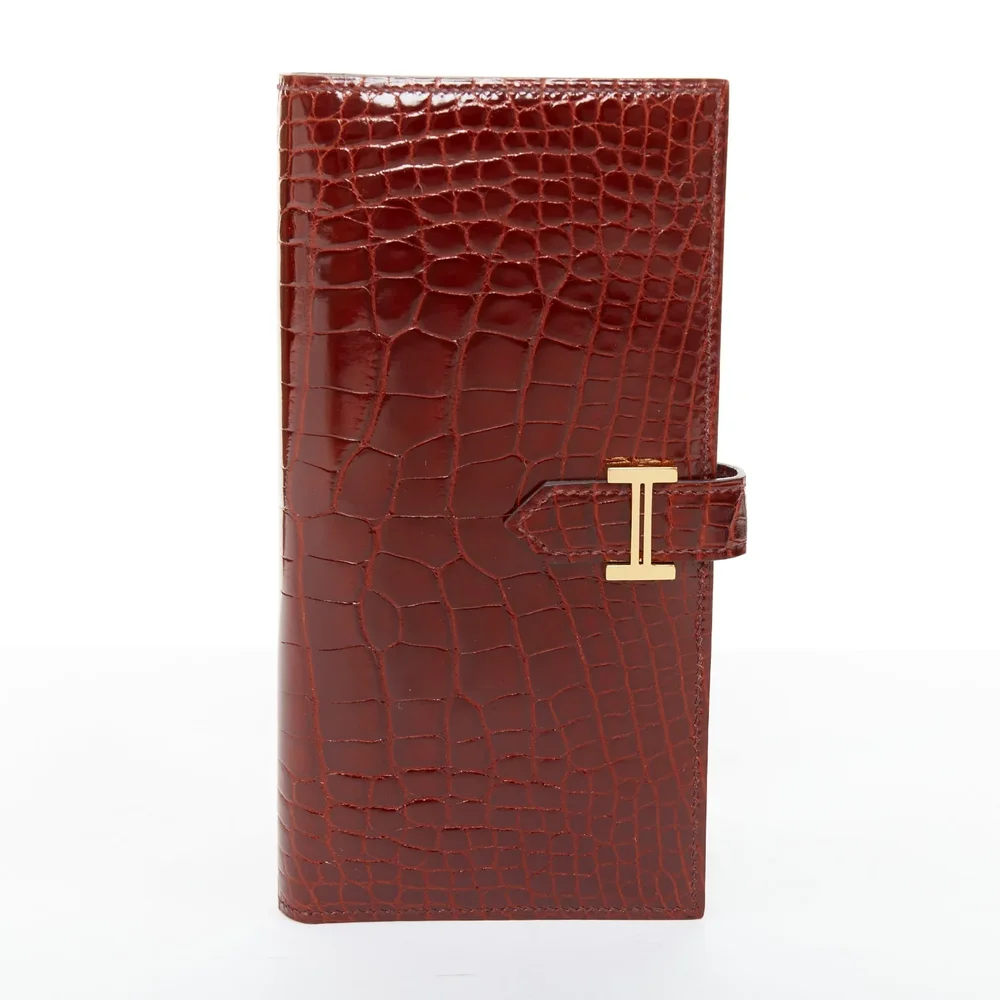 Pre-Owned Constance To Go Wallet Alligator