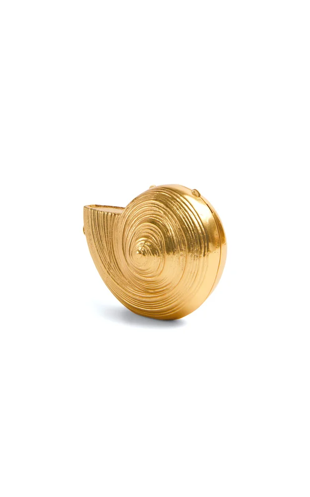 Marion Metal Shell Clutch