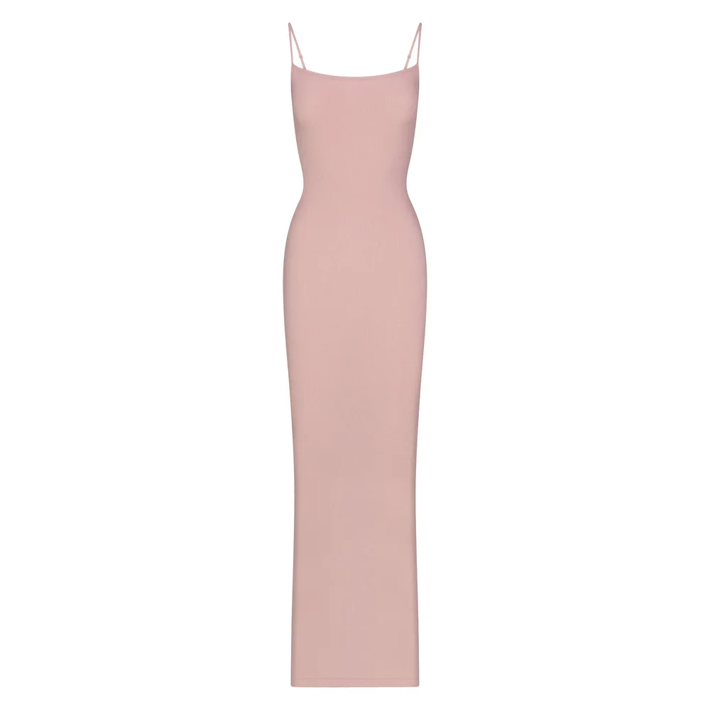 SOFT LOUNGE LONG SLIP DRESS