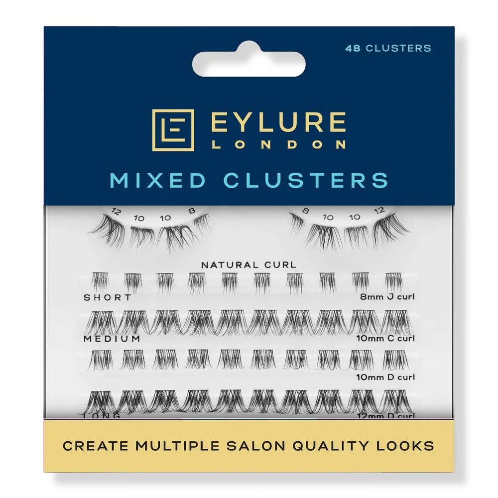 Mixed Eyelash Cluster Kit with 4 Cluster Styles