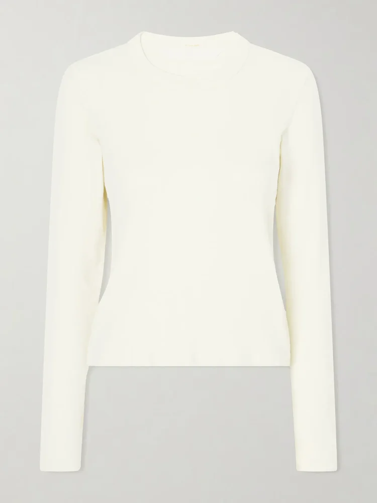 The L/S Itty Bitty recycled cotton-jersey T-shirt